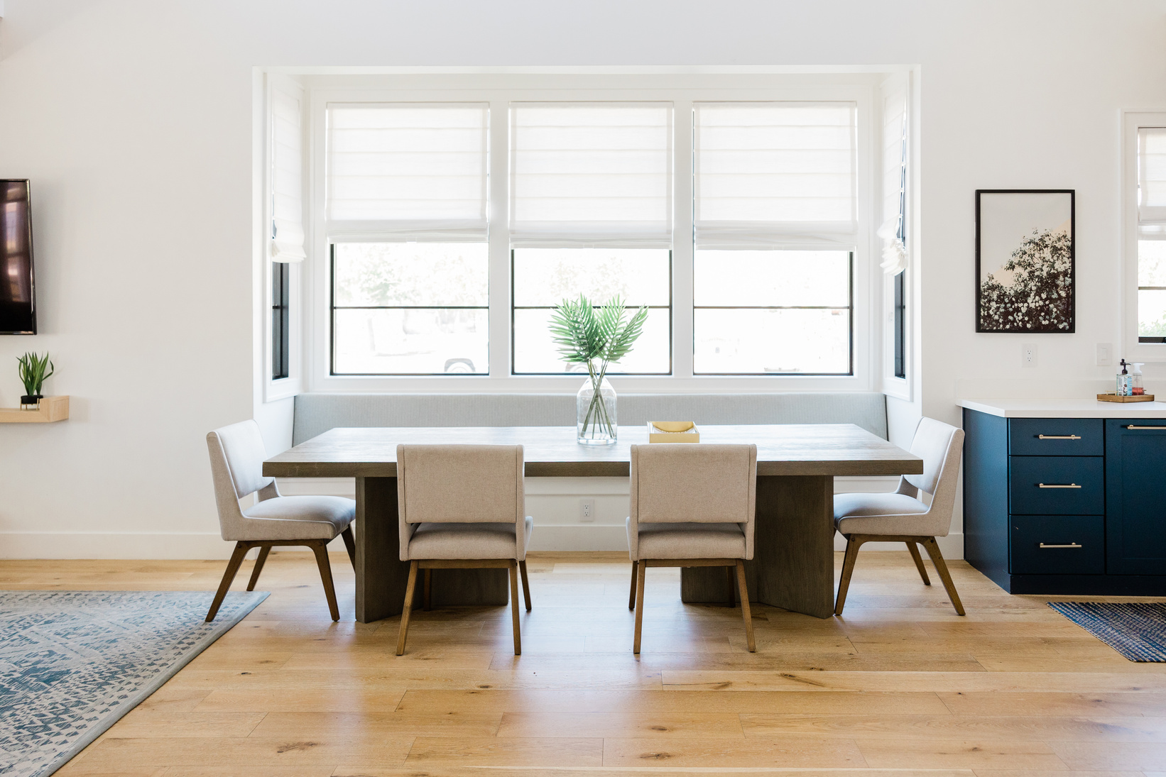 Dining Table with Chairs by the Window